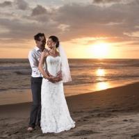 Zoe and Glenn married in Bali